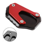 Kickstand Enlarger Plate Pad for Suzuki V-Strom DL1050XT (2020–2023) Red