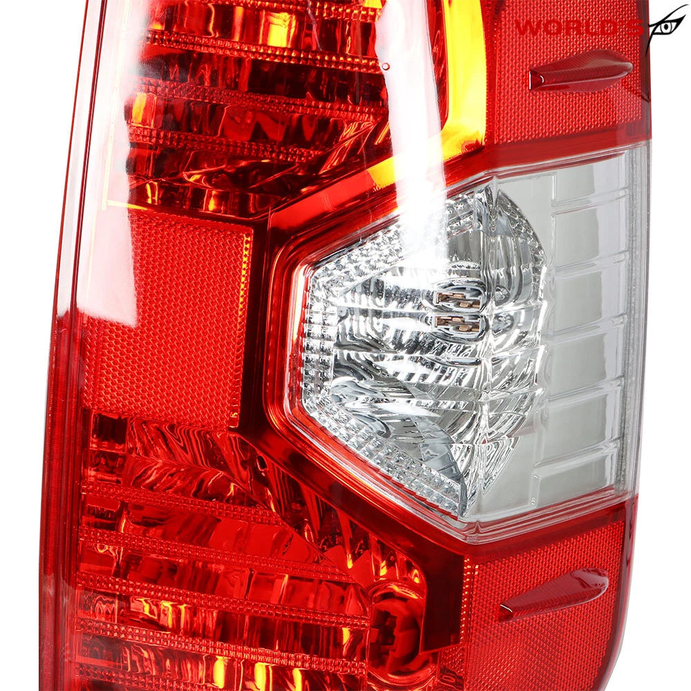 Set of 2 Halogen Tail Lights for Toyota Tundra (2014–2020) Clear/Red Lens