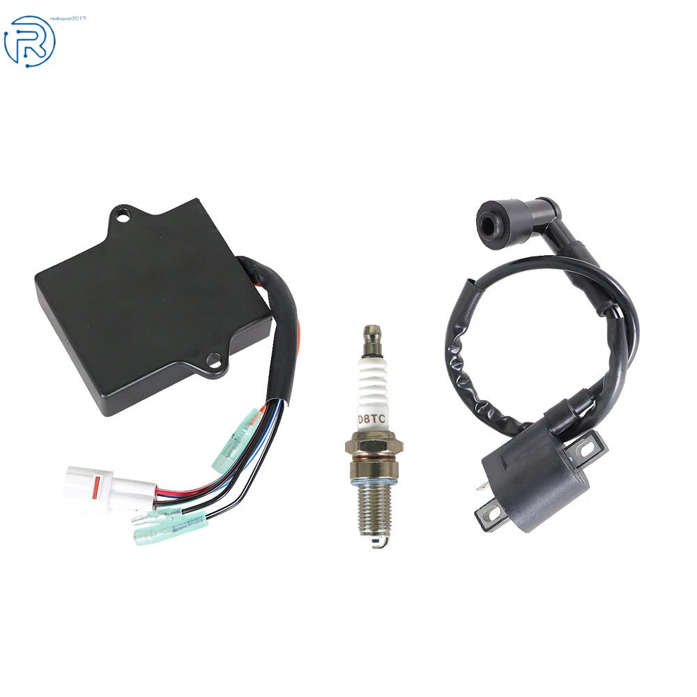 Ignition Coil CDI Spark Plug for Yamaha Badger 80, Grizzly 80, Raptor 80 (1998–2004)