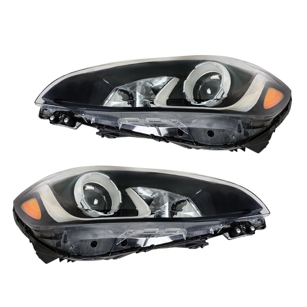 Set of 2 Halogen Headlights for Chevrolet Spark (2019–2021) Chrome