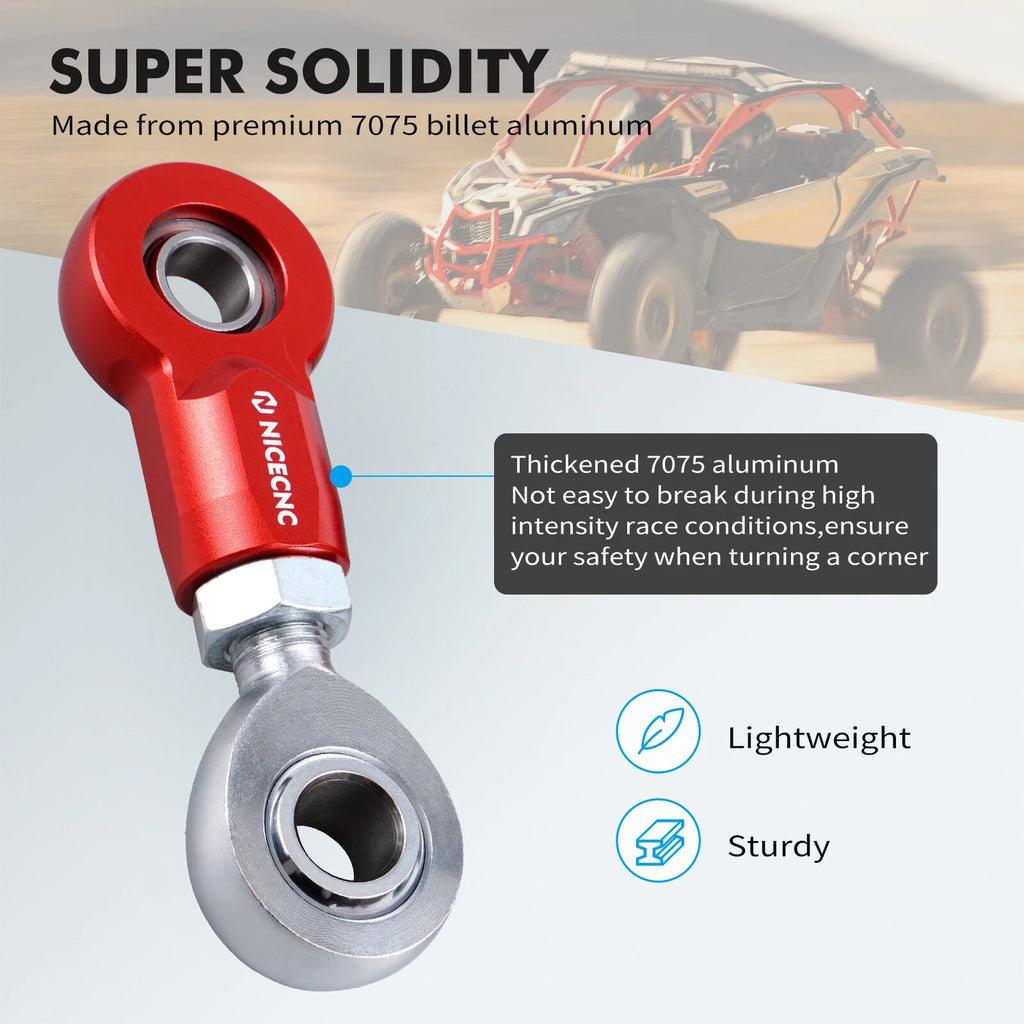 Front & Rear Sway Bar Stabilizer Link Kit for Can-Am Maverick X3 Turbo (2017–2018)