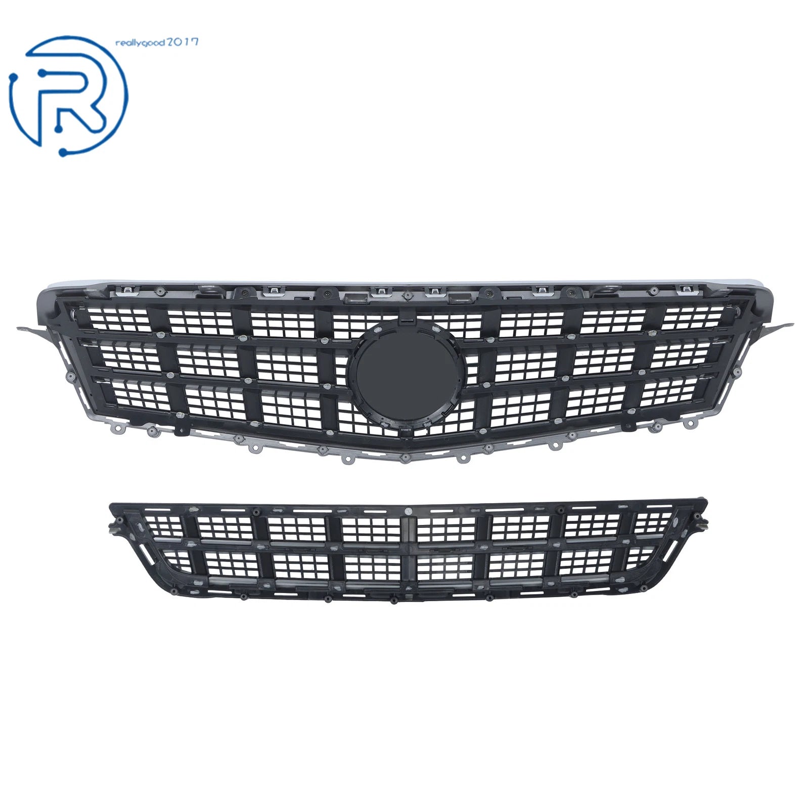 Matte Finish Front Bumper Grilles for Cadillac ATS (2013-2014)