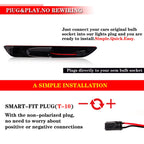 LED Rear Bumper Side Marker Reflectors for Ford Mustang (2015–Present)