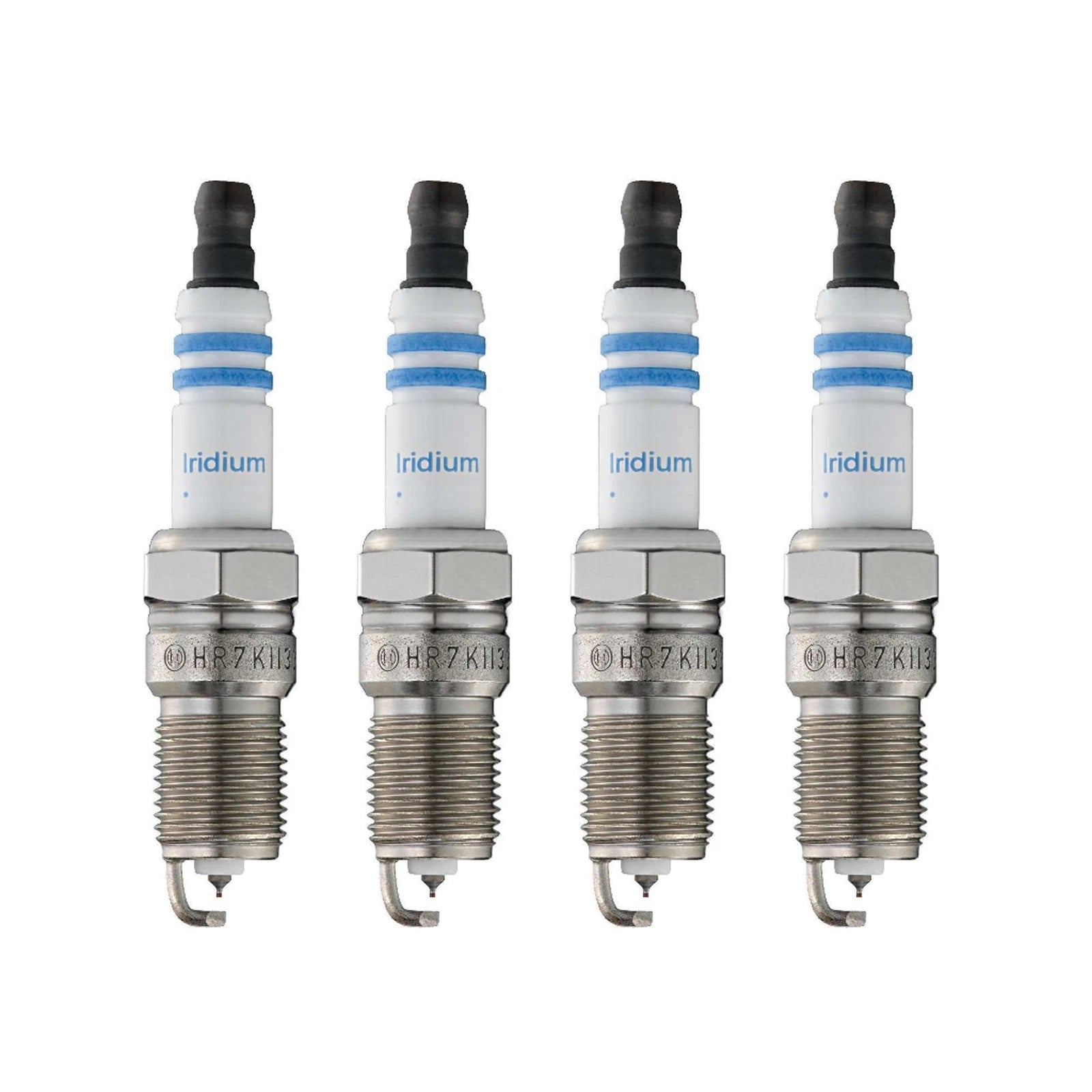 Set of 4 Bosch Double Iridium Spark Plugs for Oldsmobile Ford Mazda Buick Chevy