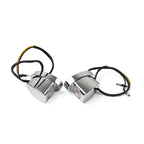 Rear Turn Signal Blinker Light Amber for Sportster (Chrome)