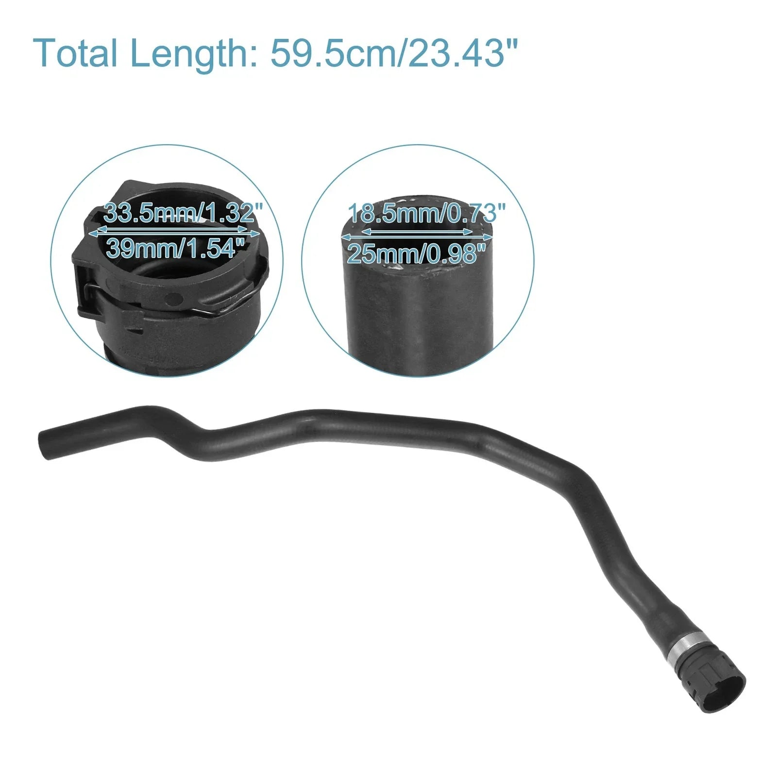 Engine Radiator Coolant Heater Hose for BMW 3 Coupe (E46) (1998 - 2006)