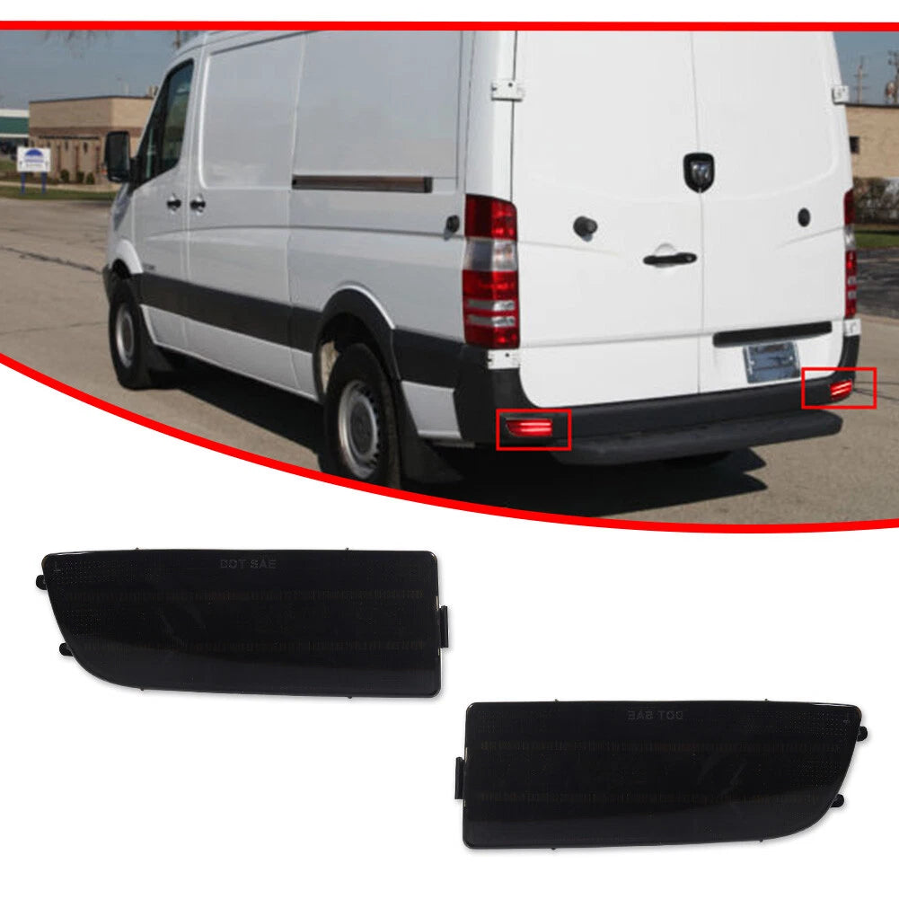 Smoked LED Tail Brake Light with Sequential Turn Signal for Benz Sprinter (2007–2018)