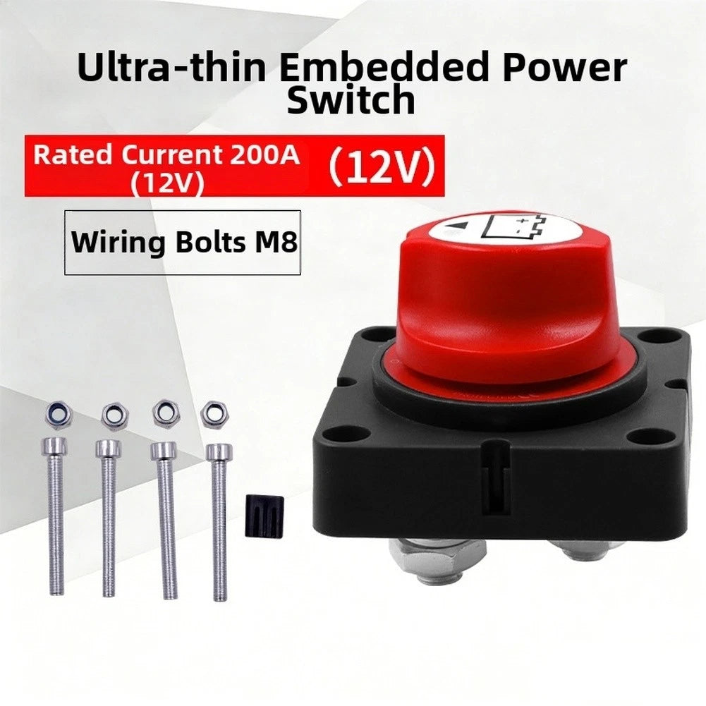 12V 200A Battery Disconnect Switch for RV Boat Marine