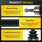 CV Axle Shaft Assembly for Jeep Renegade, Fiat 500X (2015–2021)