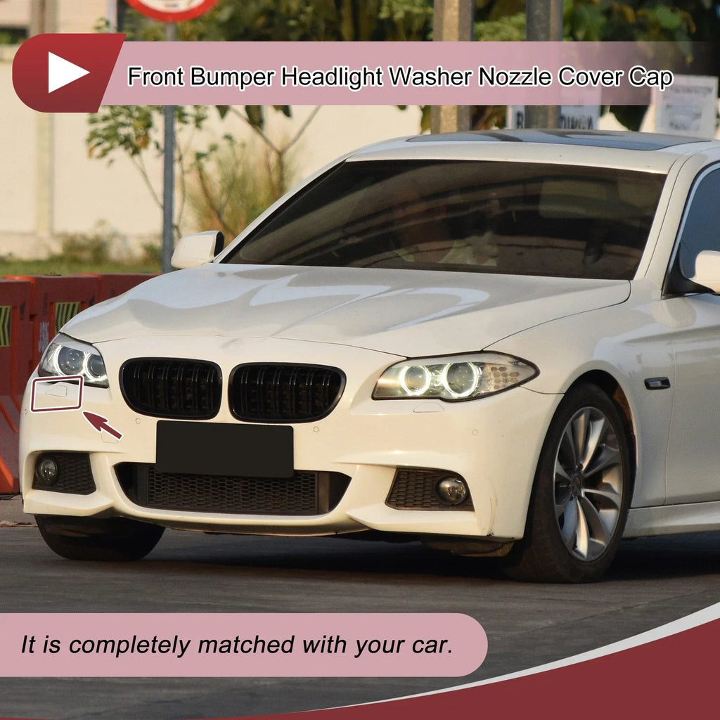 Bumper Headlight Washer Nozzle Cover Cap for BMW 525i (04-05)