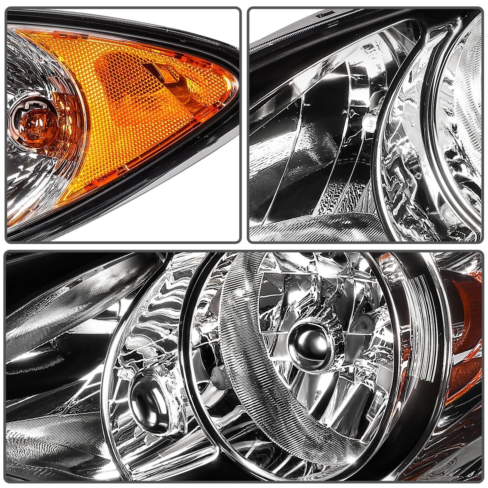 Pair Halogen Headlights for International Prostar (2008-2016)