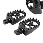 CNC Wide Fat Foot Pegs for Harley Dyna Sportster Fatboy (Fits 2000–2023)
