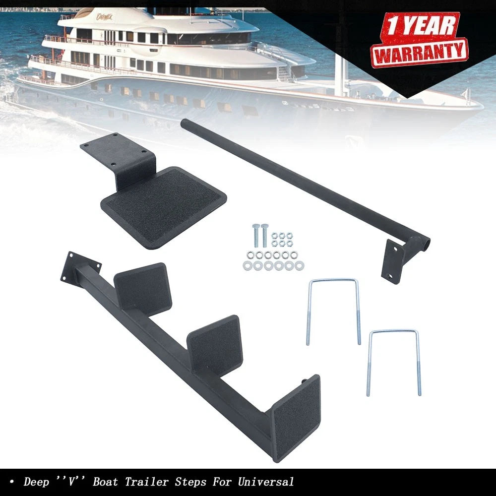 Heavy-Duty Boat Step for Universal Trailer (Fits Most Models)
