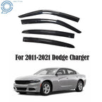 Set of 4 Window Visors for Dodge Charger (2011–2020) Acrylic Rain Guards