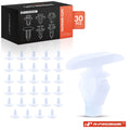 30x Nylon Weatherstrip Clips for Toyota Camry Honda Lexus