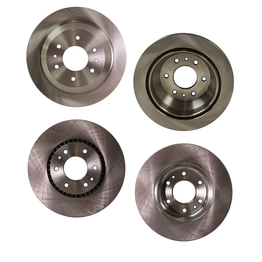 Front & Rear Disc Brake Rotors for Chevy Trailblazer EXT, GMC Envoy XL
