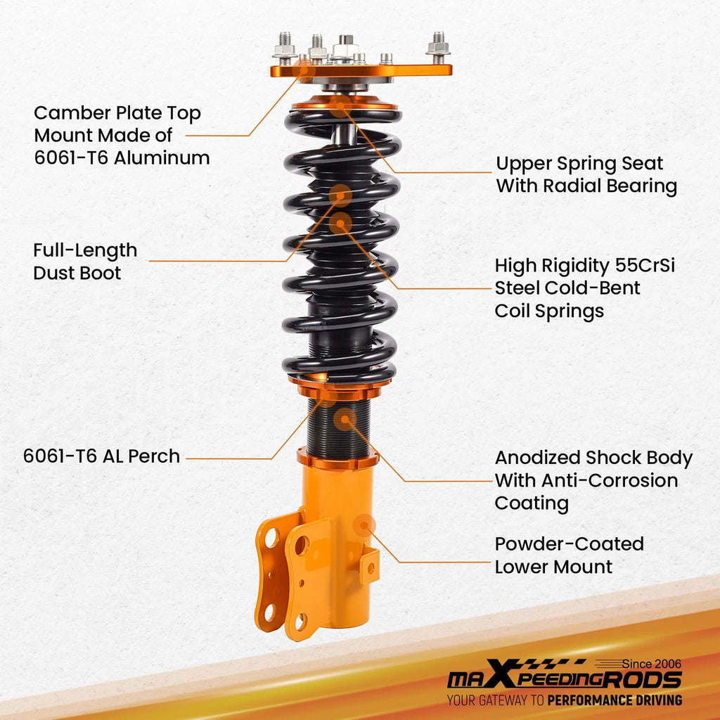 Adjustable Coilovers for Subaru Forester (2009-2013) Suspension Kit