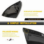 Right Side Mirror Turn Signal Light Puddle Lamp for Dodge Ram 1500 2500 (2010–2014)