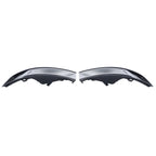 Fog Light Cover Set for Ford Flex (2013-2017) Front Left + Right Black