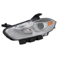 Replacement Chrome Driver Side Halogen Head Light Assembly w/o Dodge Logo