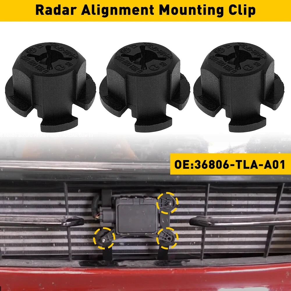 3PCS Milliwave Radar Alignment Mounting Clip for Honda Civic CR-V Accord (2016–2021) 36806-TLA-A01