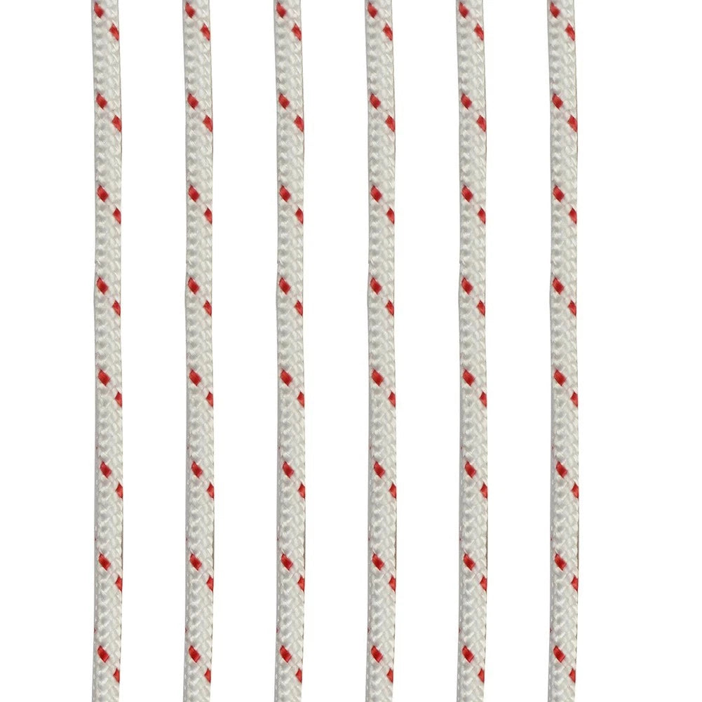 Starter Rope for Lawnmowers (Polyamide, Red/White)