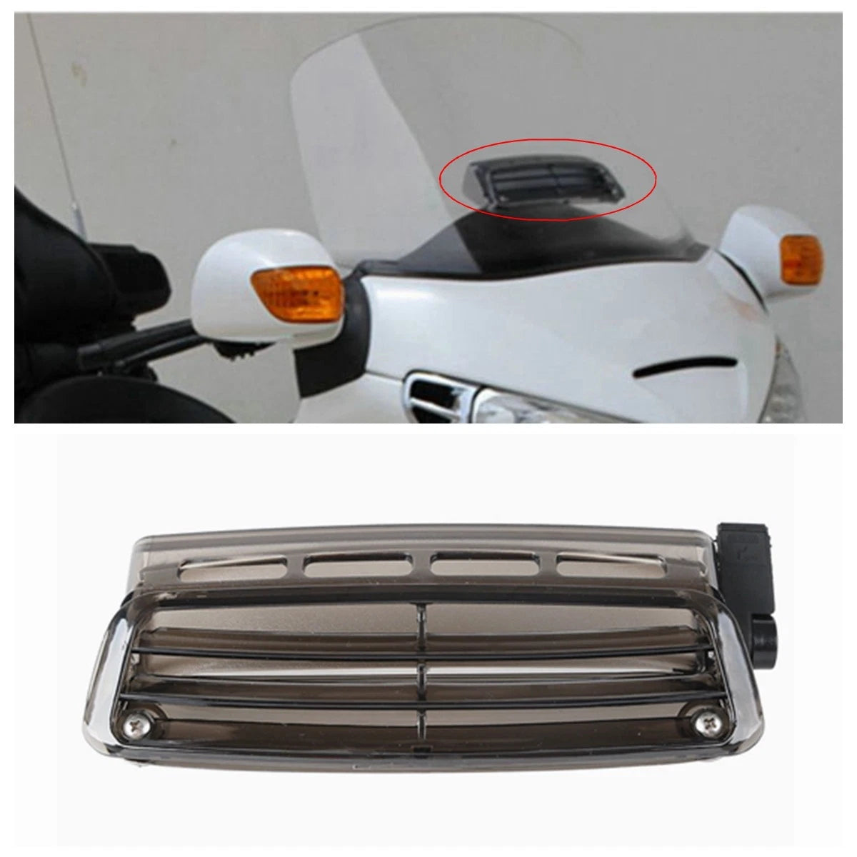 Smoked Windshield Vent for Honda Goldwing GL1800 (2001–2017)