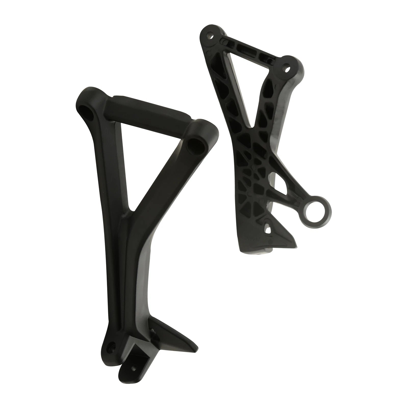 Rear Passenger Footpegs Brackets for Ducati Monster 1200 (2019–2021) Black