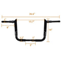14" Meat Hook APE Hanger Handlebar for Harley Street Electra Glide (1982–2022)