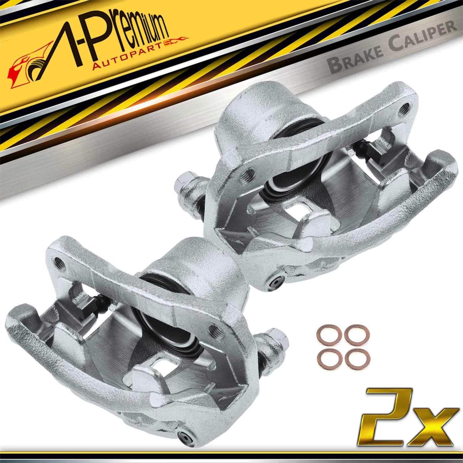 2X Front Side Brake Calipers for Dodge Colt (1989–1995)