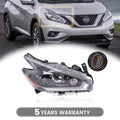 Right Passenger Side Headlight Assembly for Nissan Murano (2015–2018)
