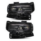 Full LED Black Headlight Set for Jeep Wagoneer (2022–2025)