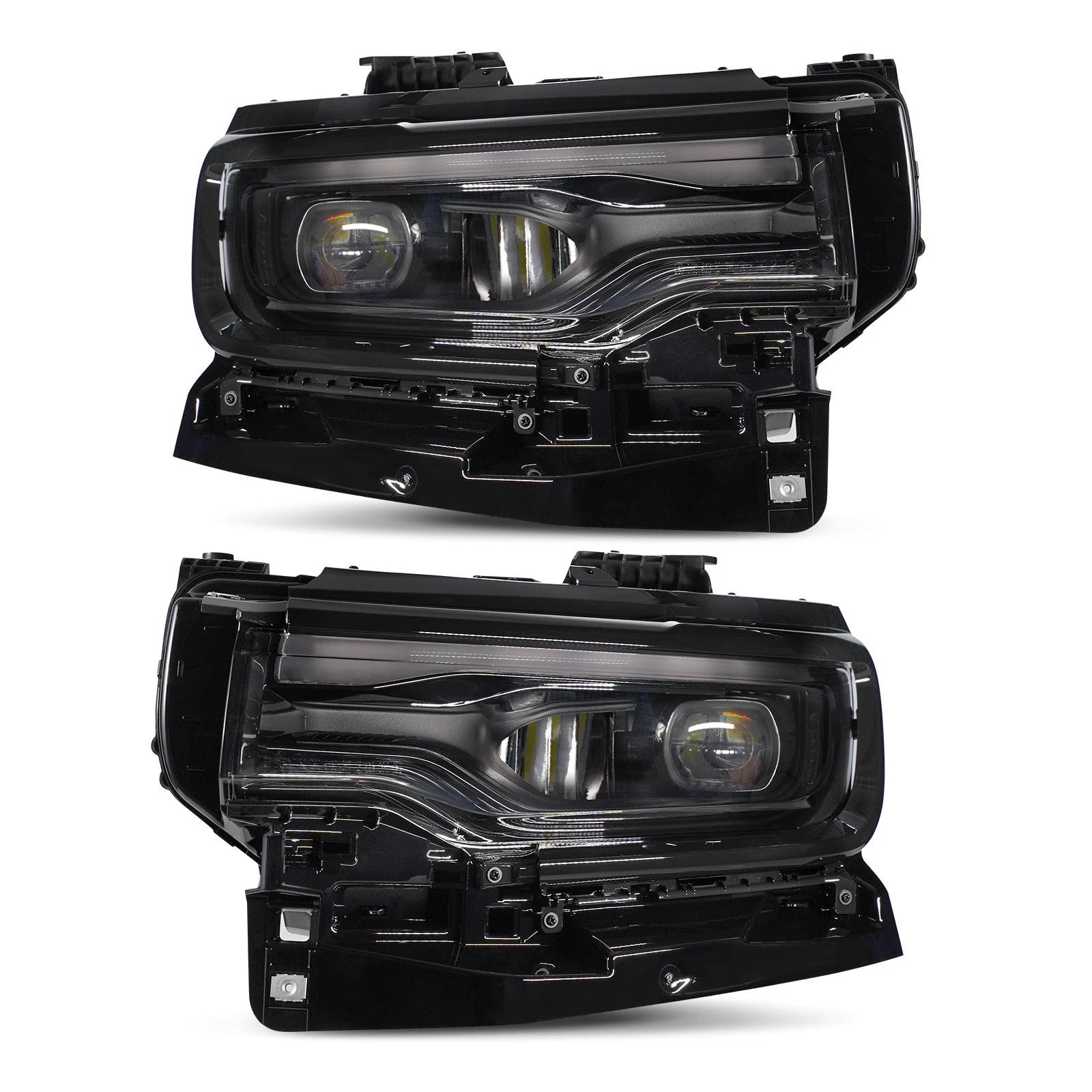 Full LED Black Headlight Set for Jeep Wagoneer (2022–2025)