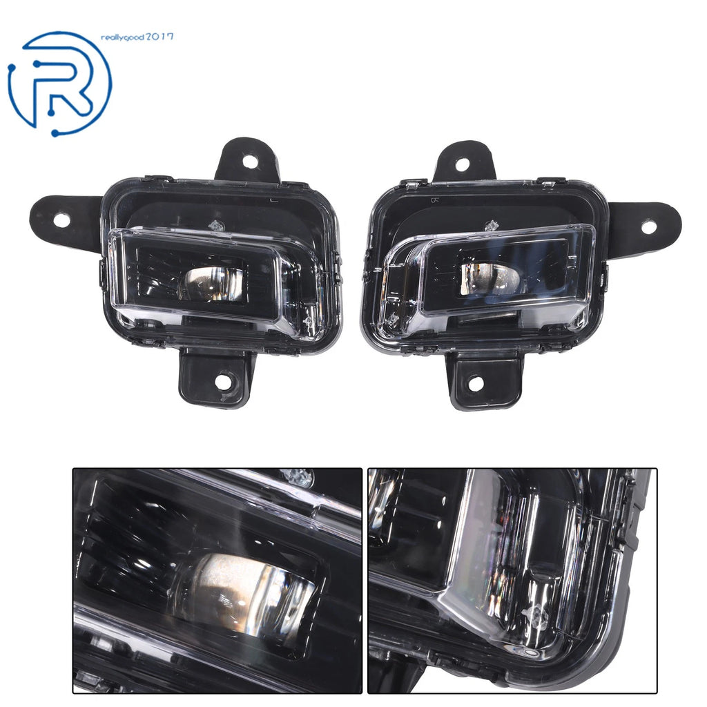 Front LED Fog Lights Assembly Kit for GMC Sierra 1500 (2023–2025)