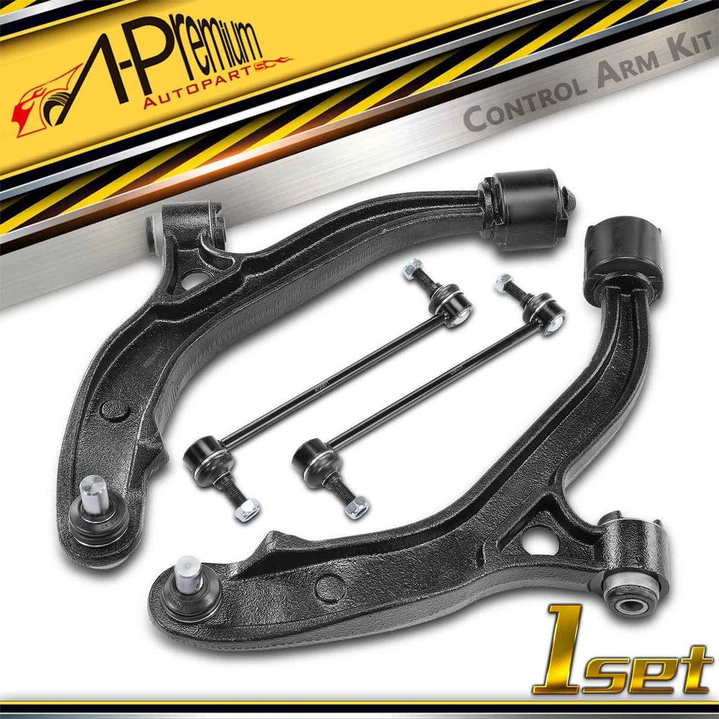 Set of 4 Front Control Arm Sway Bar Links for Dodge Caravan (2008–2020)