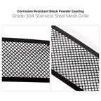 Stainless Black Mesh Grille for Dodge Charger (2015-2023)