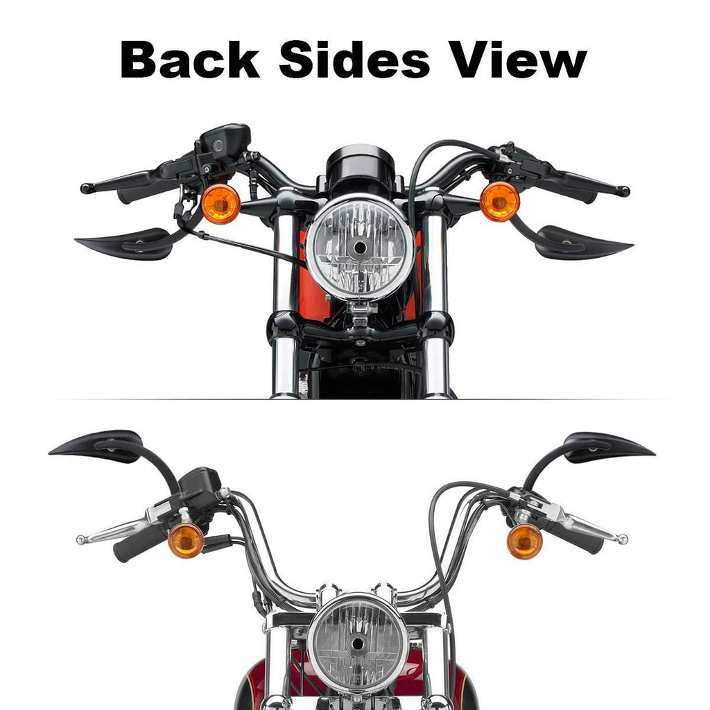 8mm Rear View Mirrors for Harley CVO Softail Fat Boy (883, 1200)
