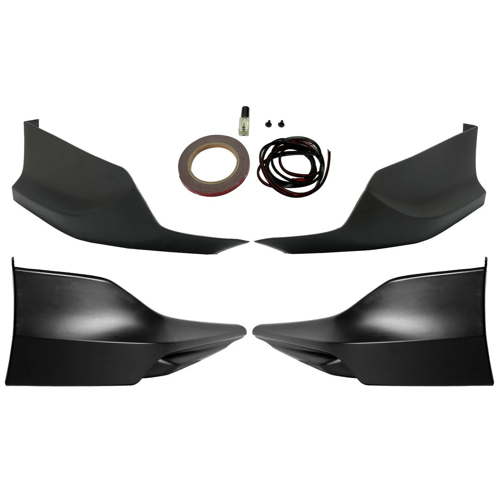 Set of 4 Bumper Lip Splitters for Honda Accord 4DR (2016–2017)