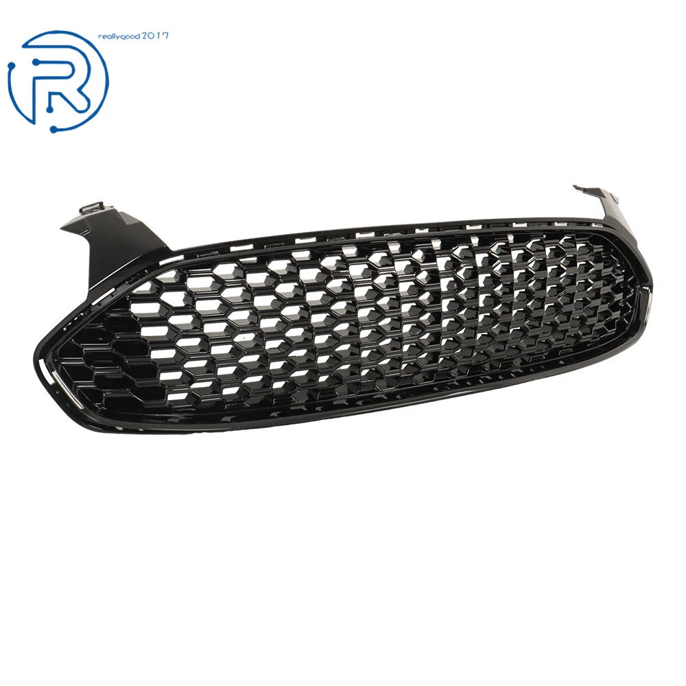 Honeycomb Front Grille for Ford Fusion (2013–2016) Gloss Black