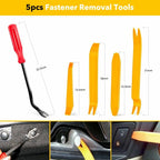 Set of 20 Plastic Rivets for Car Fender Bumper Push Pin Clips