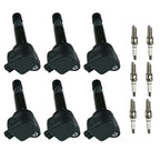6X Ignition Coil & Spark Plug for Honda Odyssey (2008-2017)