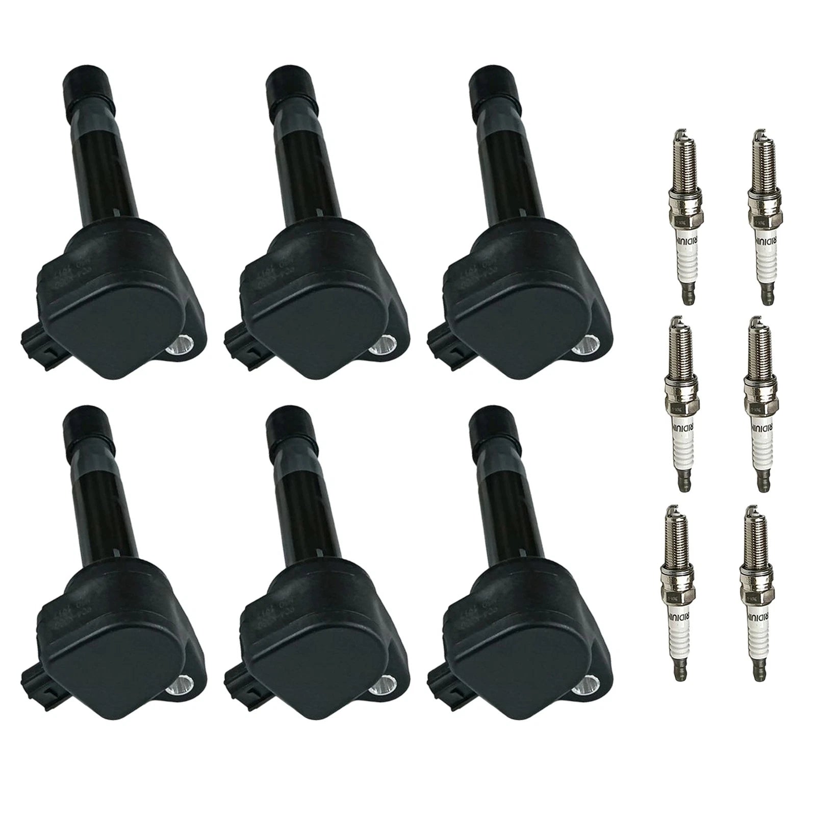 6X Ignition Coil & Spark Plug for Honda Odyssey (2008-2017)