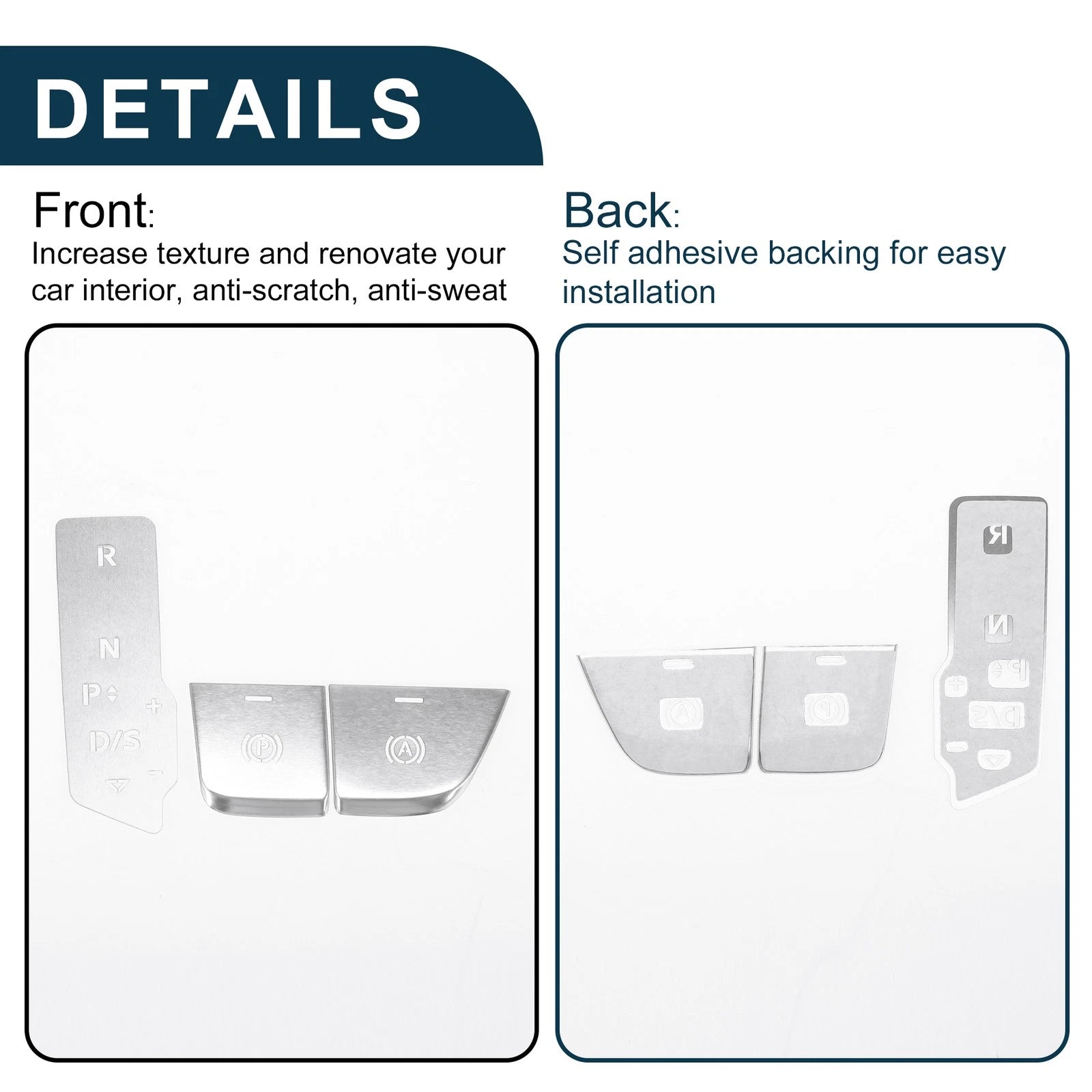 Gear Shift Handbrake Panel Button Switch Cover for Audi Q5 (2009–2017)