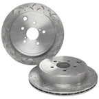Rear Drilled + Slotted Disc Brake Rotors Subaru BRZ ZN6 (2012-2015)
