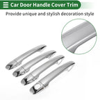 Door Handle Cover Trim for Subaru Outback (2012–2019) Silver Tone