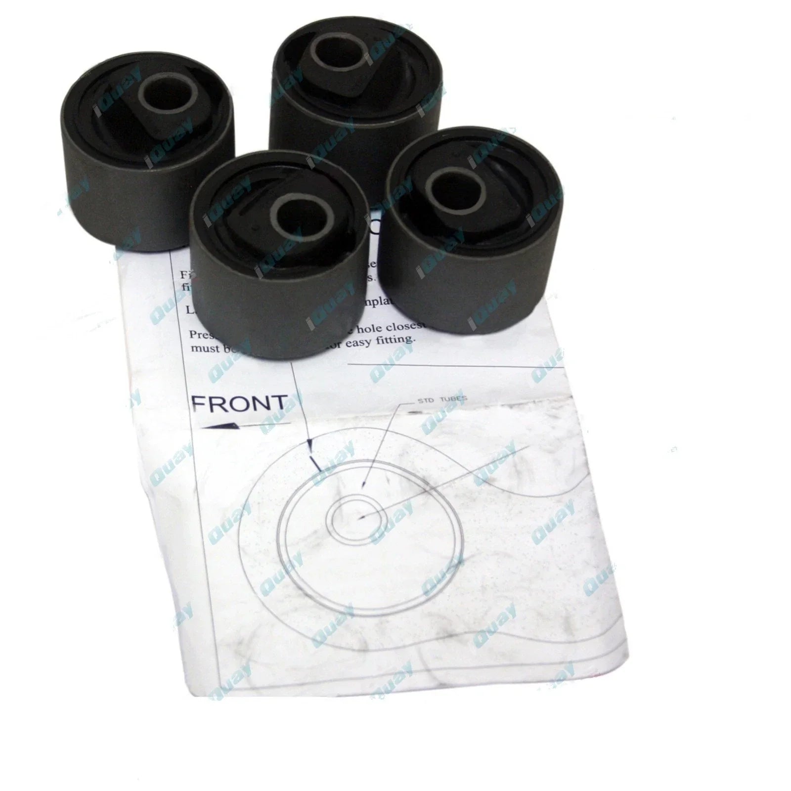 Front Radius Arm Castor Correction RUBBER Bush Kit for Patrol GQ Y60 GU GR Y61