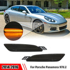 Smoked LED Front Bumper Side Marker Light for Porsche Panamera (2014–2016)