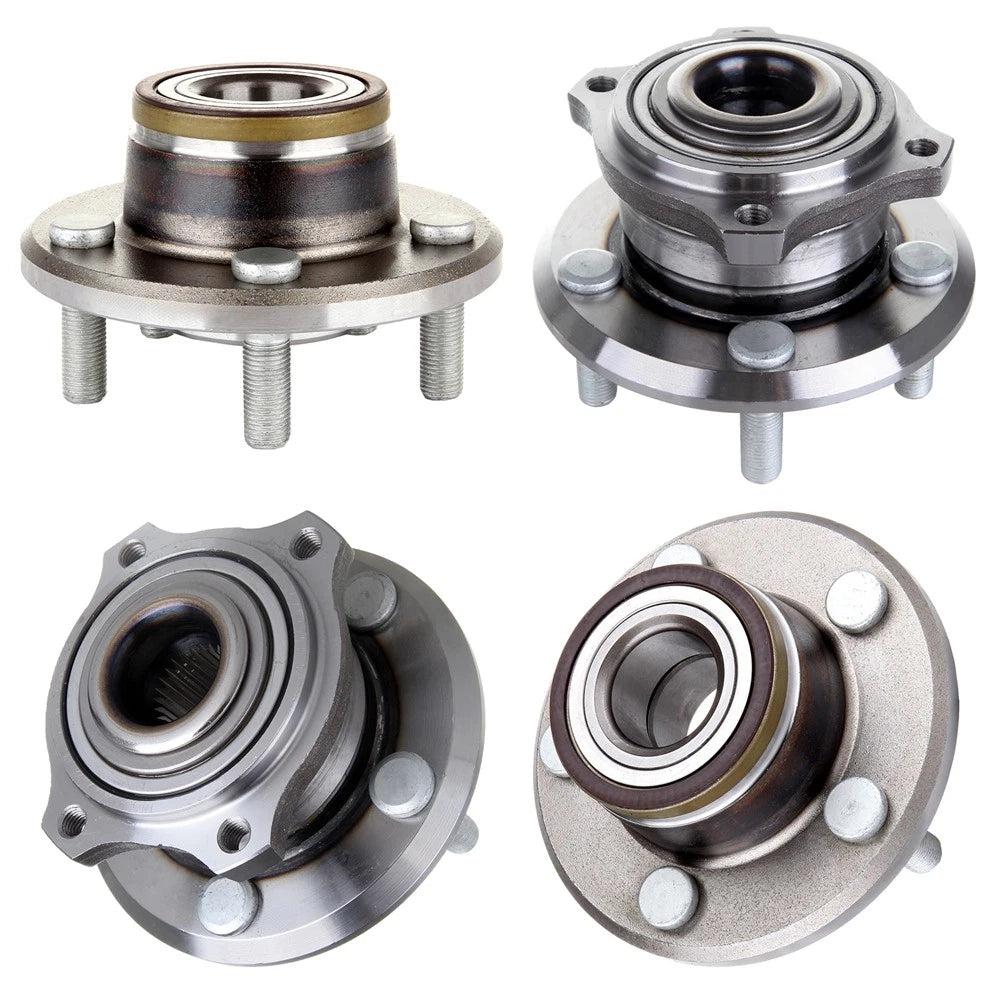 Set of 4 Wheel Hub Bearing Assemblies for Dodge Charger RWD (2006–2009)