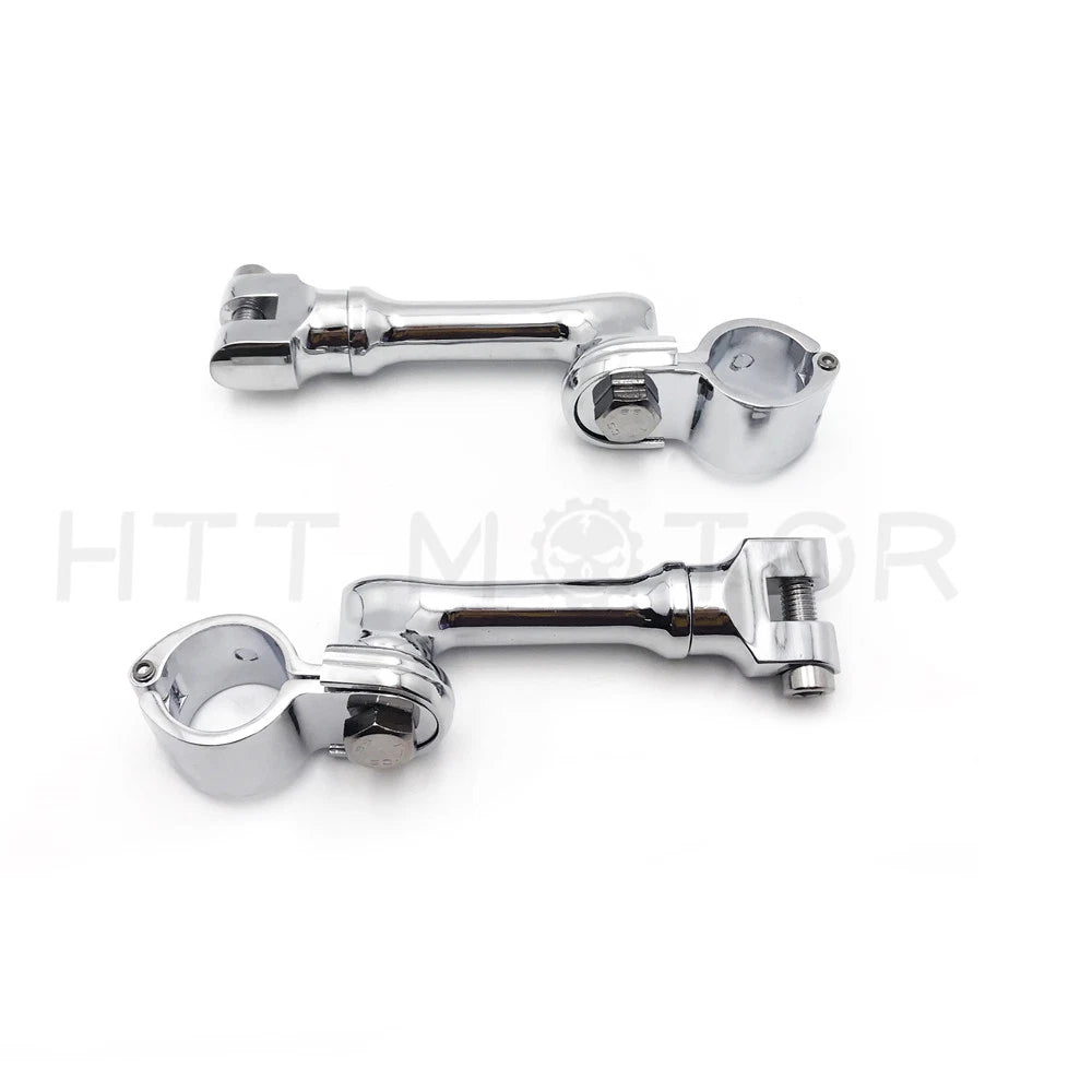 25mm Chrome Highway Engine Guard Bar Foot Peg Mount for Harley