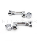 25mm Chrome Highway Engine Guard Bar Foot Peg Mount for Harley